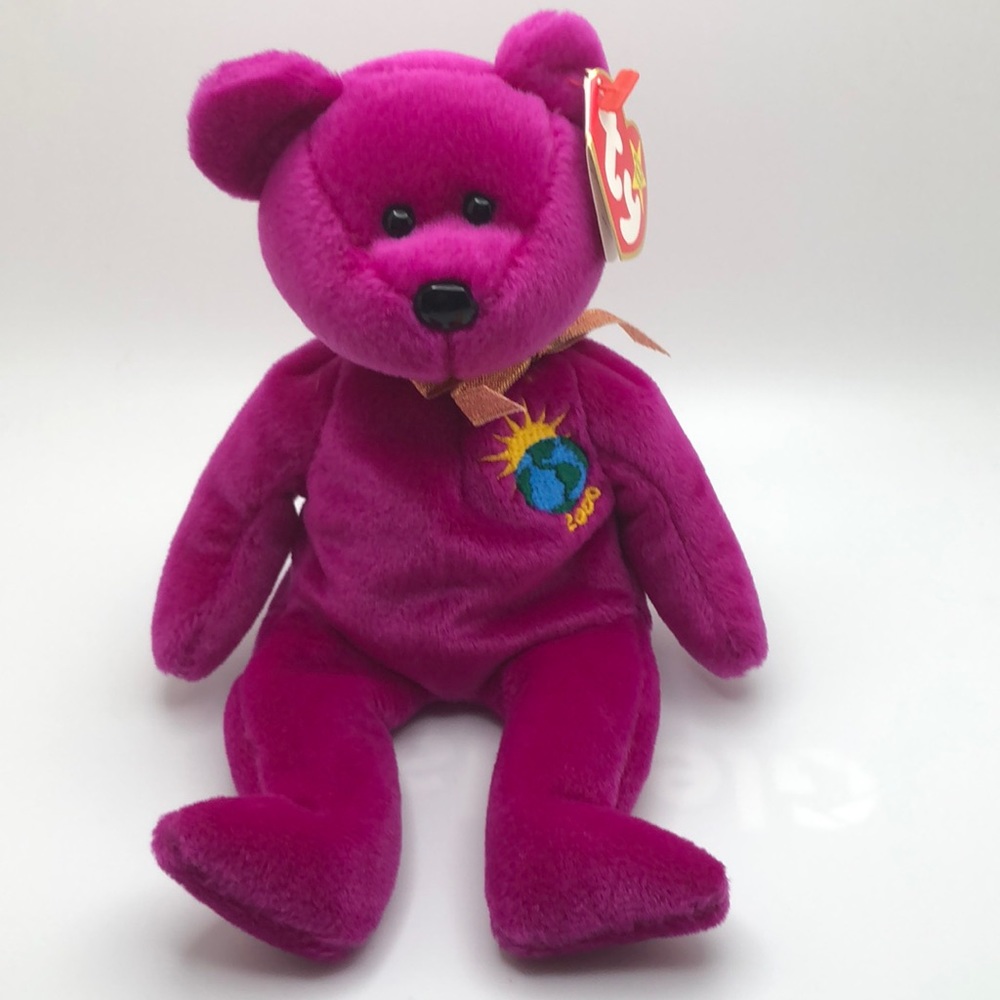 TY Beanie Baby Millennium Bear Date of birth Jan 1, 1999